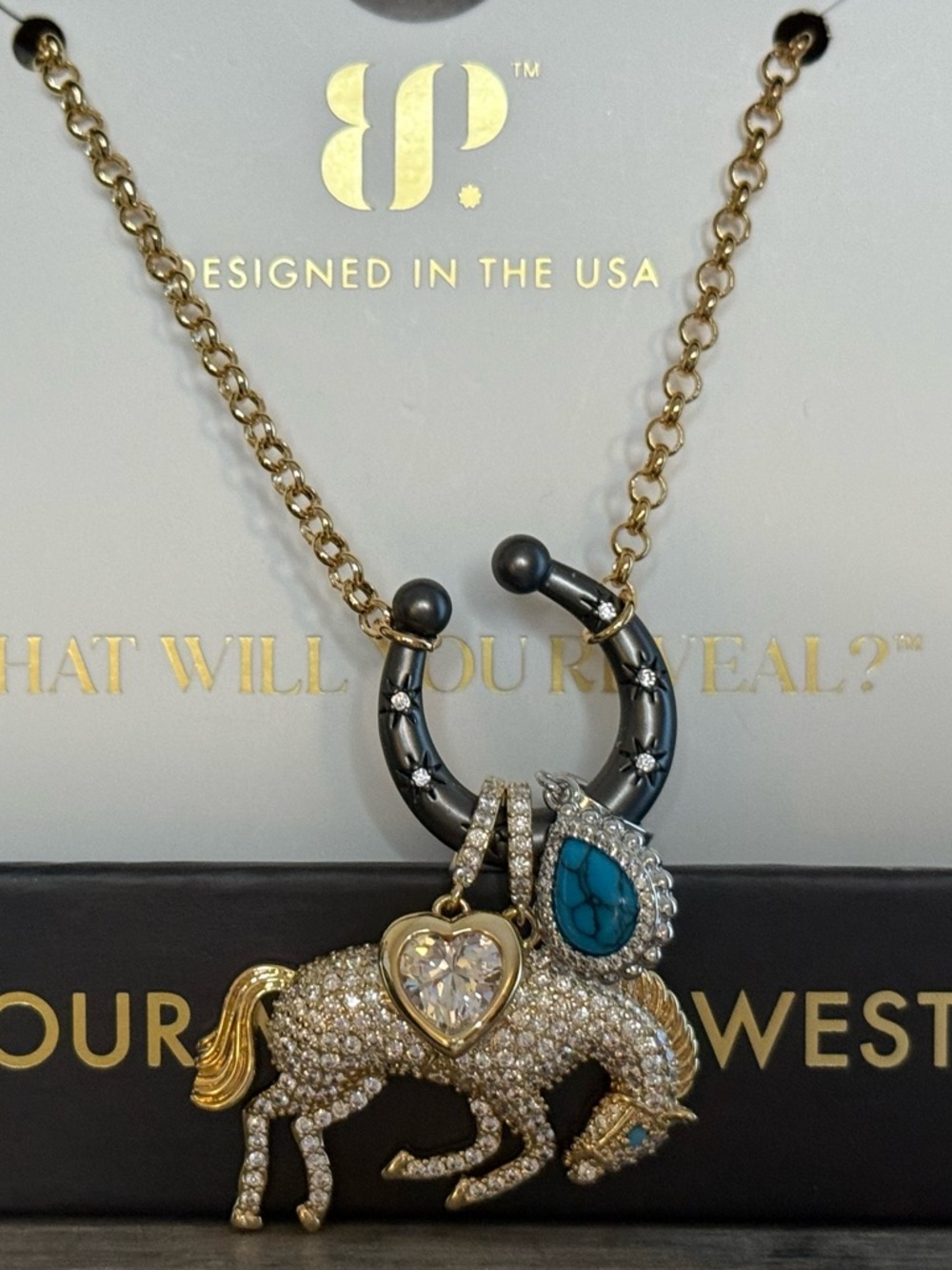 Bomb Party Outlaw Necklace. “Raised Untamed” Brand New!